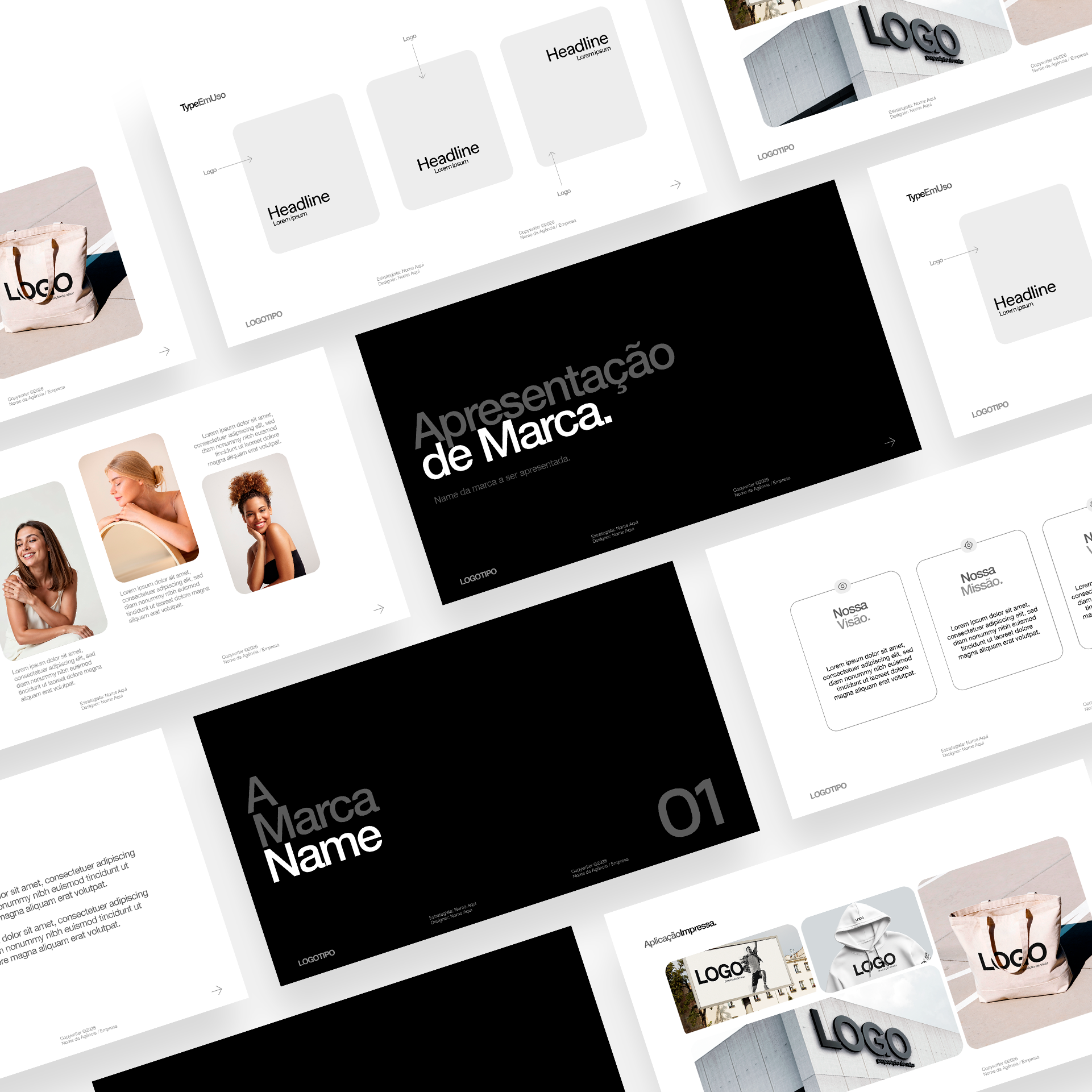Apresentação da Marca — slide 1